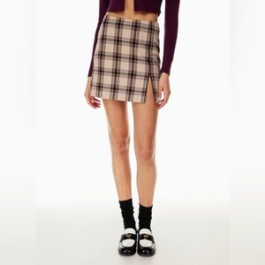 Aritzia Sunday Best Tatiana Skirt – Plaid Mini – Size 6